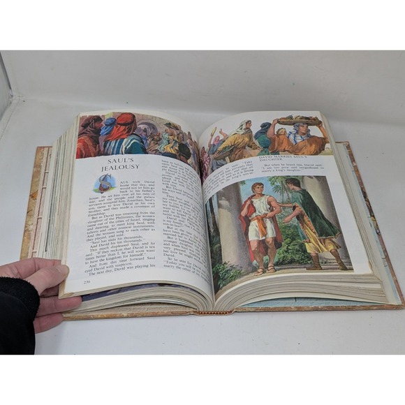 The Children's Bible Golden Press Hardcover Book Vintage 60s 1960s 1962 1965 - Picture 13 of 16